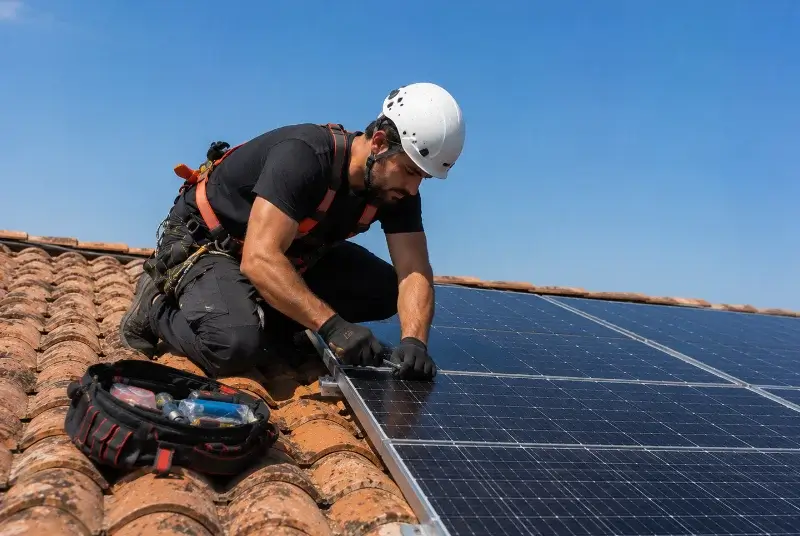 Maintenance et monitoring de panneaux solaires à Vernet-les-Bains